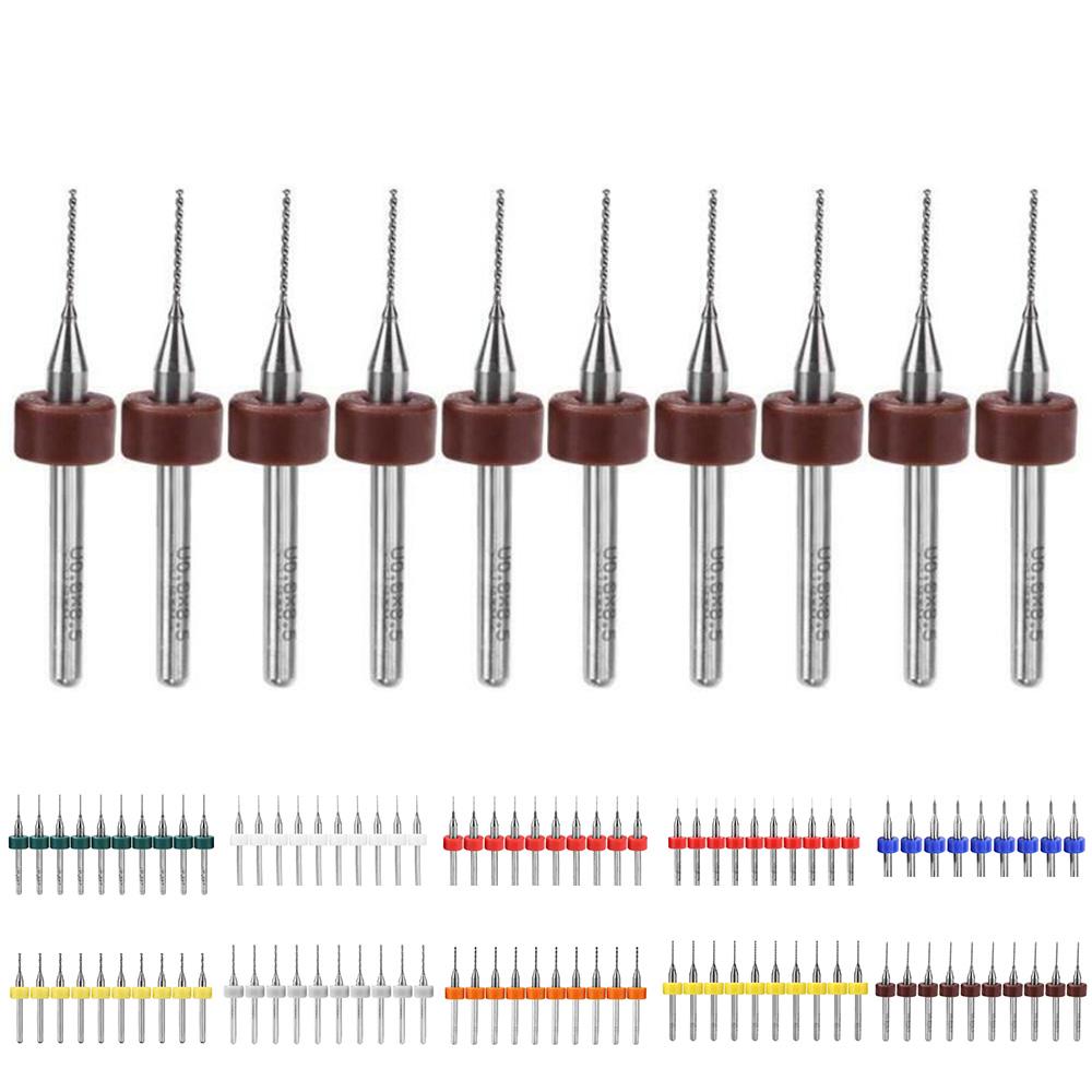 Power Tools PCB Drill Bits Supplies 10pcs Circuit Board Carbide Twisted