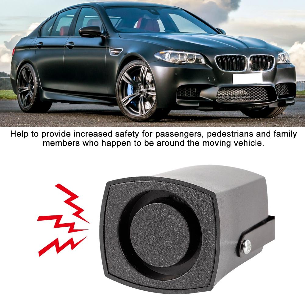 Универсальный автомобильный сигнал заднего хода 12 В 115 дБ, звуковой сигнал, черный зуммер