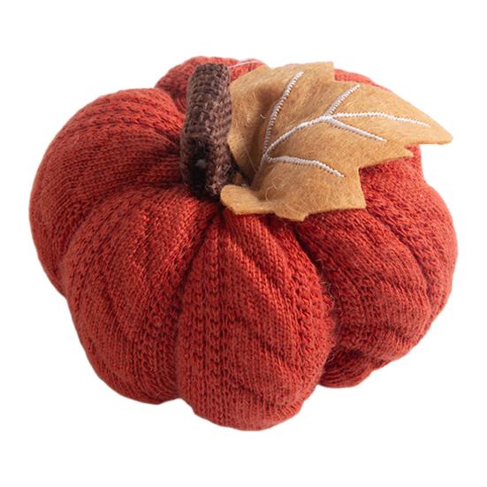 1/3Pcs Mini Knit Pumpkins Realistic Looking Faux Fall Harvest Crochet Pumpkins Thanksgiving Table Setting Small Knit Pumpkins