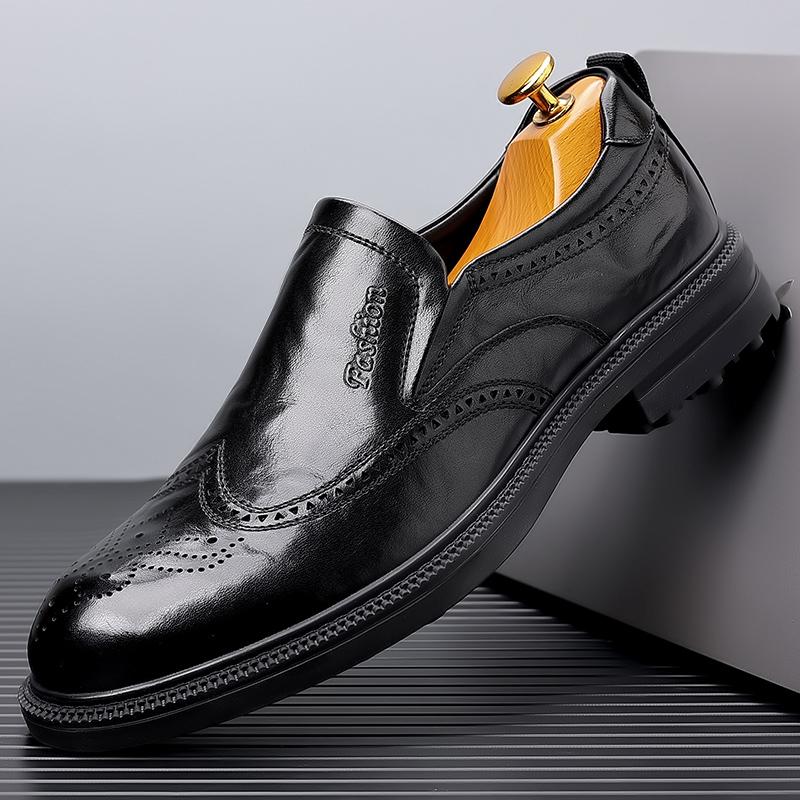 Мужские повседневные туфли-лоферы класса люкс, классические туфли-броги, классические свадебные туфли, итальянские летние туфли-броги для вождения
