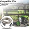 Heavy Duty Extra Long High Flows 25ft High Pressure Washer Hose Expansion Durable Nylon Construction Quick Connection