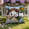 L-LushS Наволочка-подушка Cushion Cover для дома и автомобиля, двухсторонняя: Двусторонняя конструкция для максимального комфорта