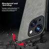 IPhone 13 Case, IPhone 13, Full Lens Protection, Silicone Soft Edge, Shockproof, Ultra-Thin, Simple And Stylish Leather Texture Case, Elegant Gray