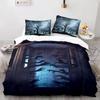 Комплект постельного белья The Living Dead Single Twin Full Queen King Size Zombie Bed Set Aldult Kid Bedroom Duvetcover Sets 3D Anime 016