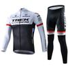 Long Sleeve Cycling Jersey Pants Set Men Women Breathable Moisture Wicking Wear