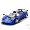 1:24 Pagani Huayra Dinastia Zonda Hp Сплав Модель Литье под давлением Спортивный автомобиль Игрушки Рулевое управление передним колесом Открывающиеся двери Украшения для автомобилей Подарки