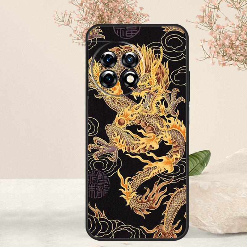 Модный чехол с китайским драконом для OnePlus 15R 13R 13T 15 13 12 12R 11 10T 8 9 10 Pro Nord 5 CE 4 3 Lite N20 N30