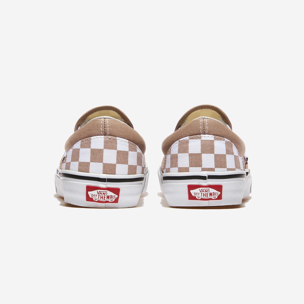 Vans Классические туфли-лодочки - Color Theory Checkerboard Warm Taupe, VN000D6YE2V, 1010111661, популярная корейская обувь