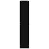 Shoe Cabinet Black 59 x 17 x 81 cm Particleboard