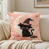 Color Life Halloween Cushion Cover Breathable Organic Short Plush Cushion Covers Machine Washable WrinkleResistant Soft Durable
