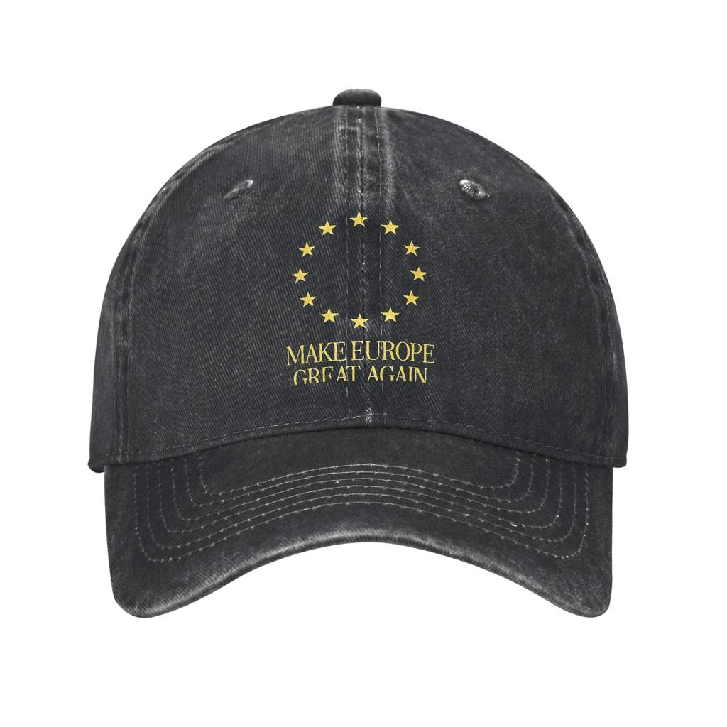 MEGA Make Europe Great Again Baseball Cap Sun Hunting Camping Dropshipping Washed Trucker Hat Unisex Unisex Stylish Snapback Cap
