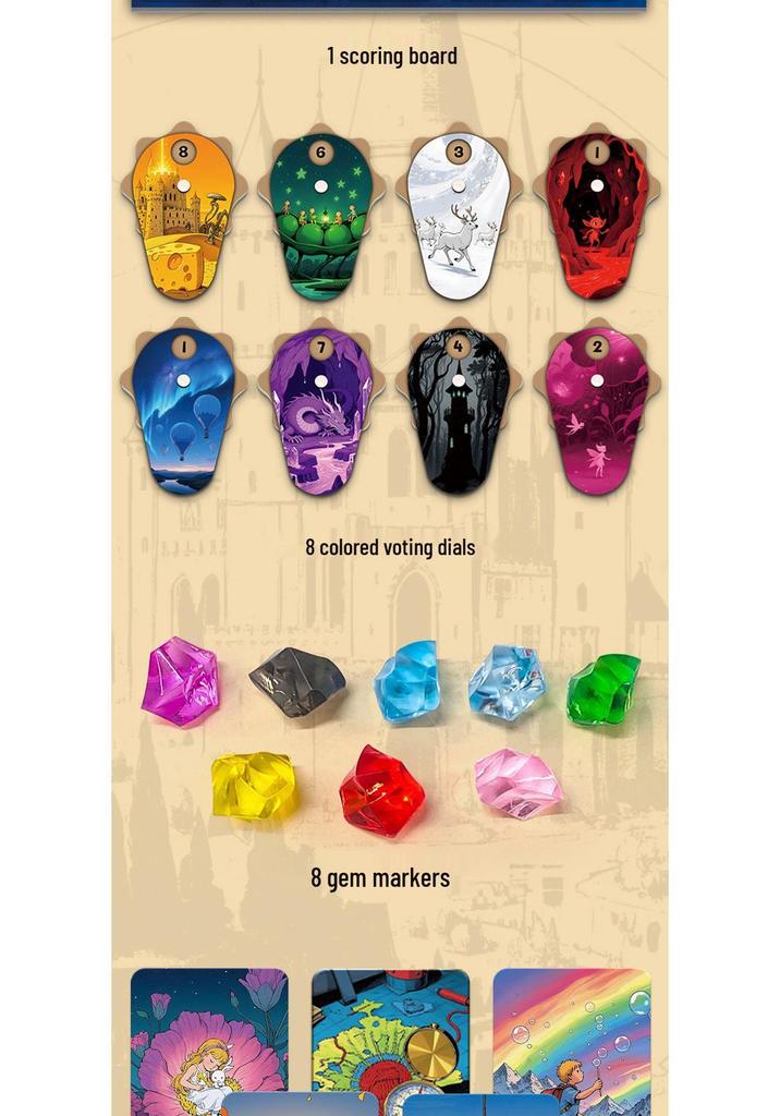 Wonderful Spirit: Storytelling Language Board Game for Kids & Adults - Single Words, Characters, & Painting Fun for Parties & Family Time