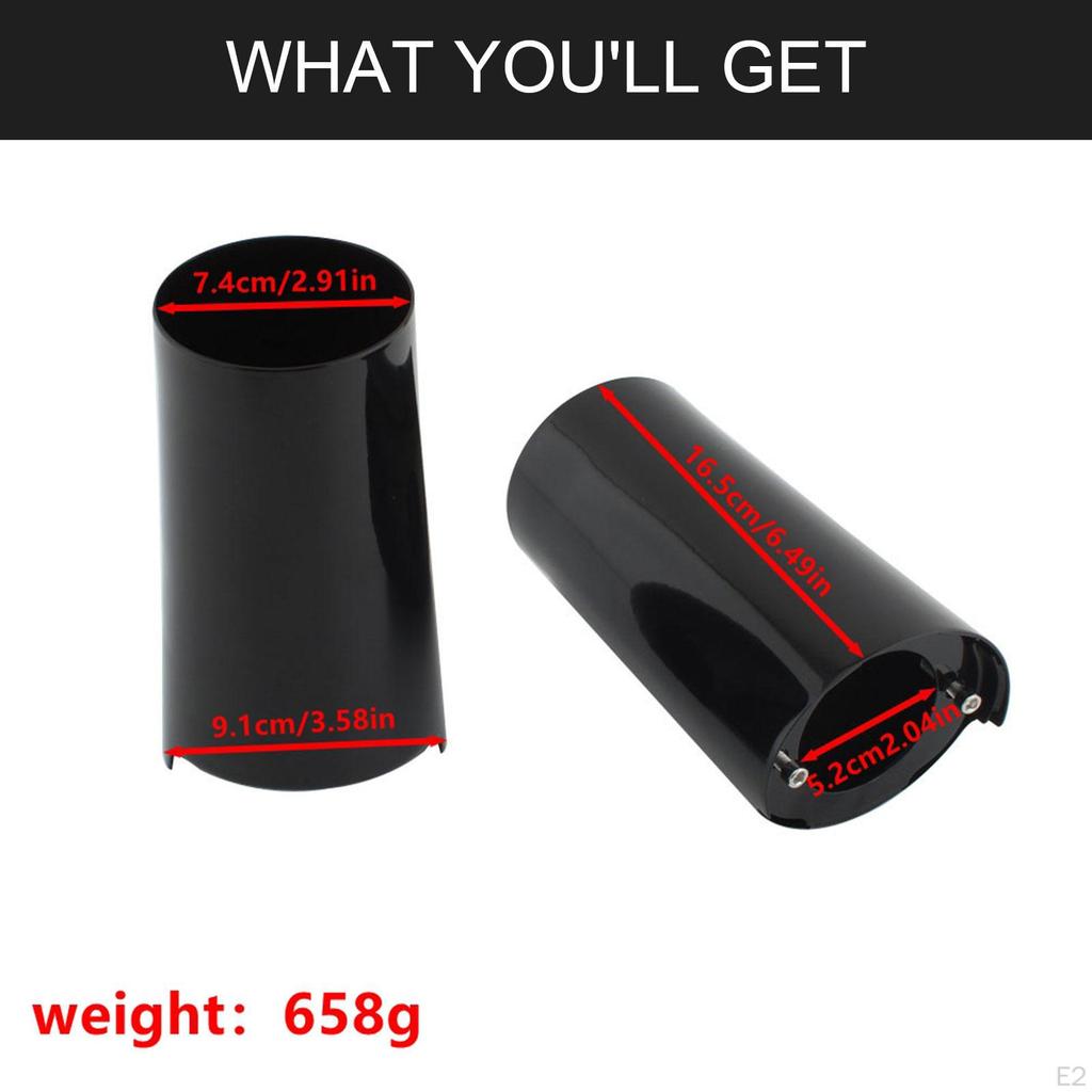 2 Pieces Fork Slider Covers Protectors Motorbike Accessories Replacement CNC Motorcycle