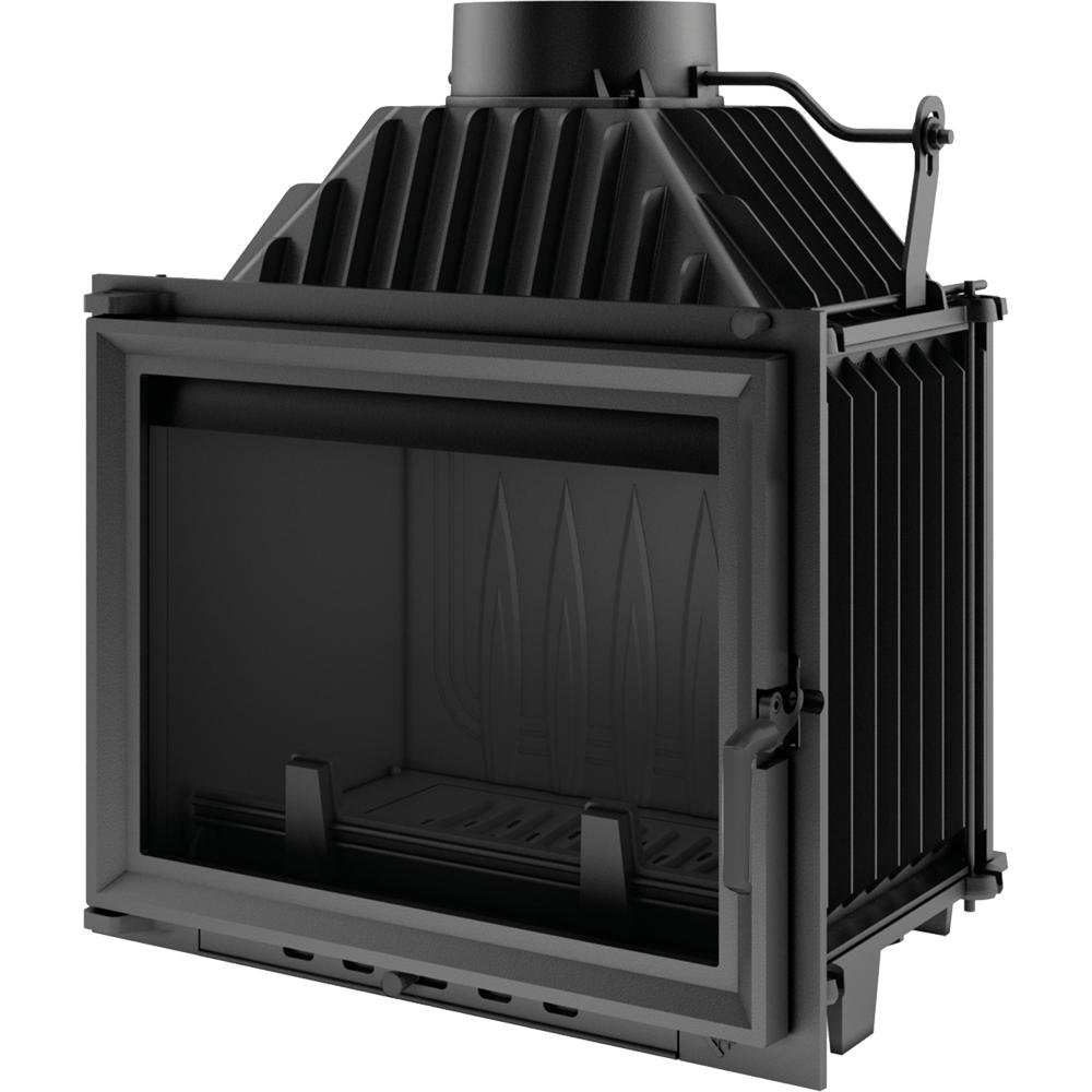 Fireplace Insert KRATKI Maja 8kW Ø200 Cast Iron Inlet External Chimney Set
