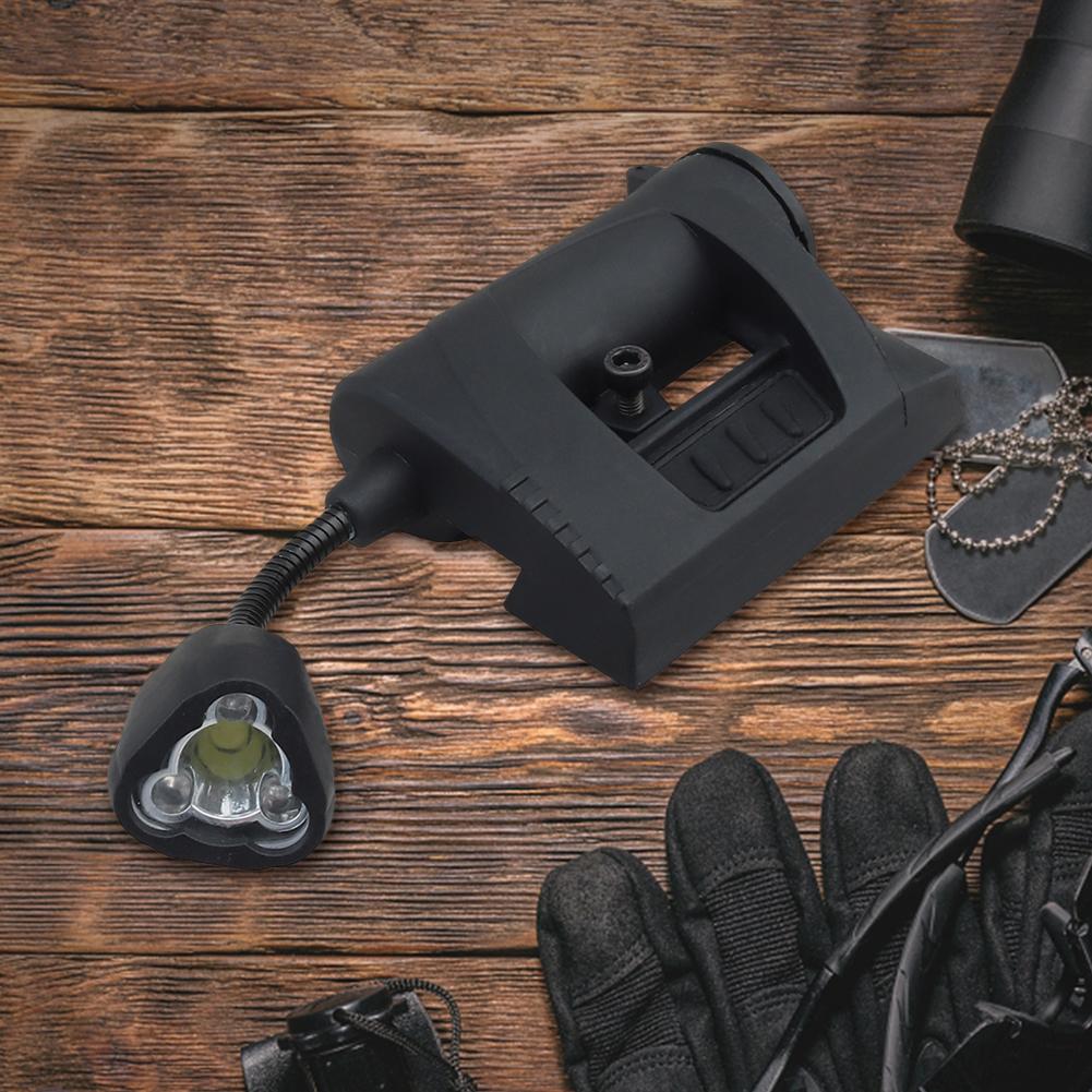 Тактический шлемный фонарь 3 режима Светодиодный фонарик Лампа для охотничьего шлема Наружное ночное освещение для охоты Велоспорта Рыбалки Шлемный фонарь