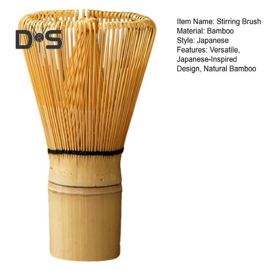 Бамбуковый венчик для матча ручной работы, японская щетка для размешивания чая матча, многофункциональная кухонная принадлежность для получения кремообразной пены