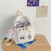 Lovely Isn Wind Soft Girl Little Fresh Backpack Small College Students Light Primary School Students Backpack Bag.