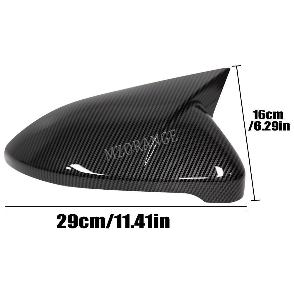 Крышка зеркала с боковым крылом для VW Golf MK7 MK7.5 R GTI GTD 2014 2015-крышки зеркала заднего вида, корпус автомобиля в стиле OX Horn