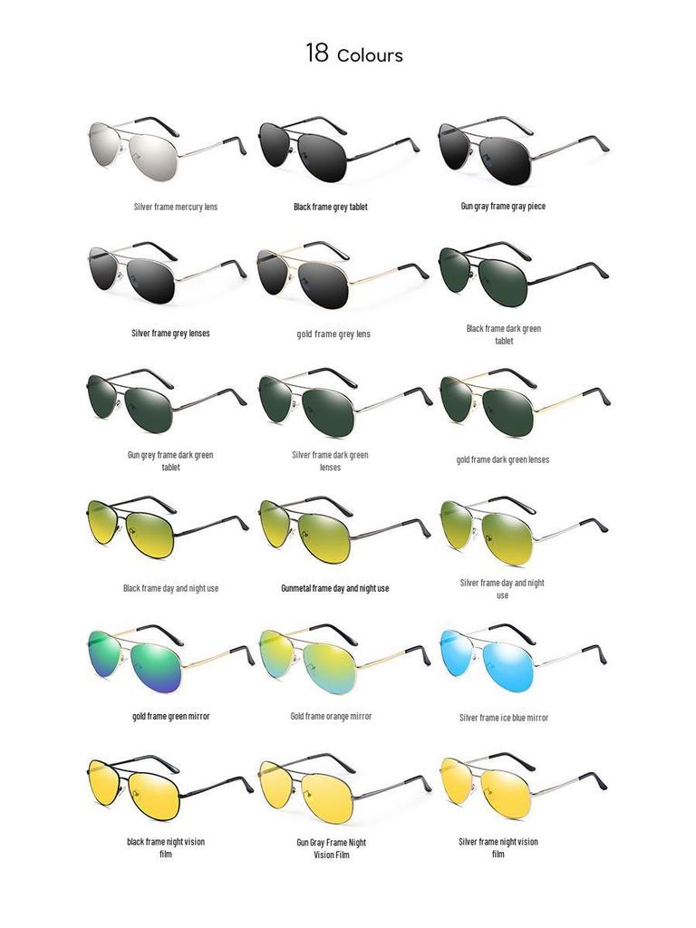 Мужские поляризационные солнцезащитные очки от УФ-лучей, модные 'лягушки' для вождения 2025