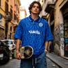 Retro Napoli Club Soccer Jersey Short Sleeve Unisex Streetwear Casual Hip Hop Style