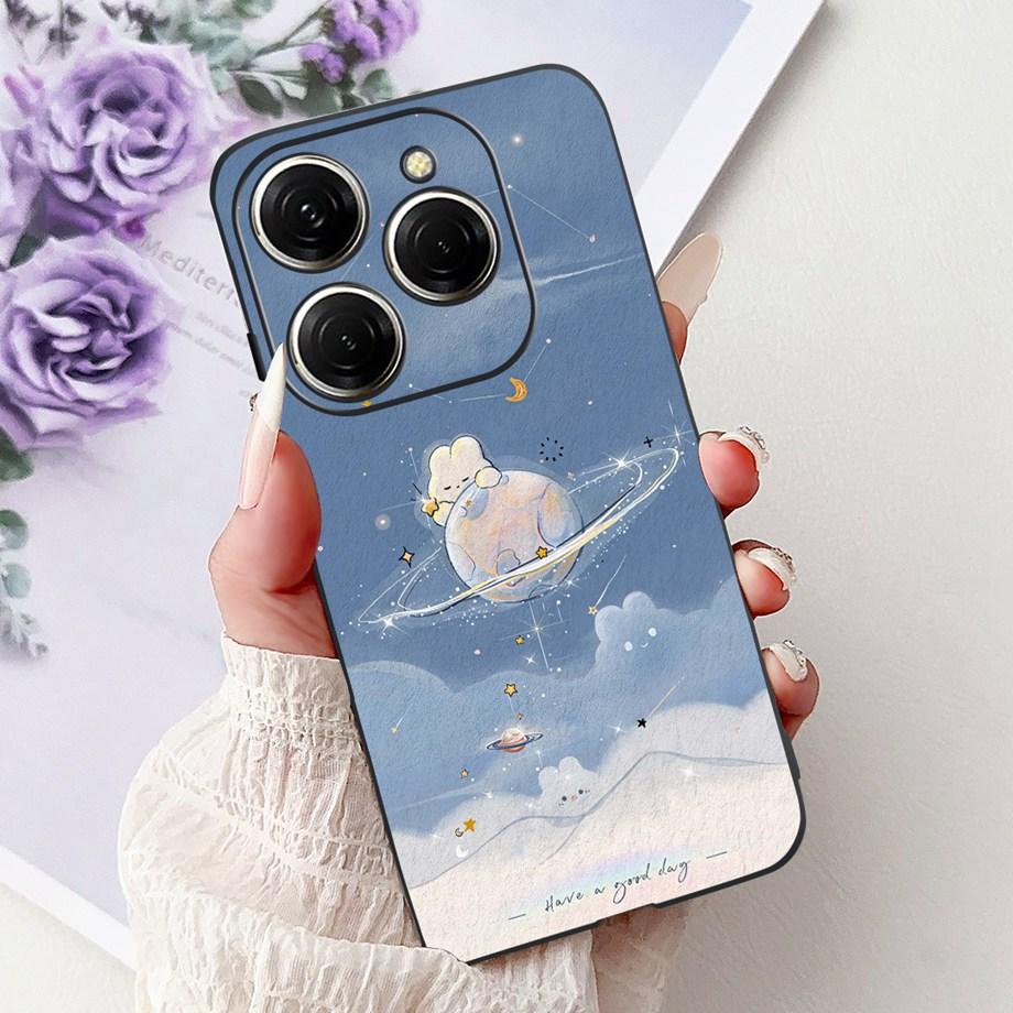 Чехол для телефона с рисунком Дракон и Рыба Кои для Tecno Spark 20 Pro Spark 20 20c 20Pro Plus Задняя крышка Мягкий ТПУ Мультяшный бампер KJ7 KJ6