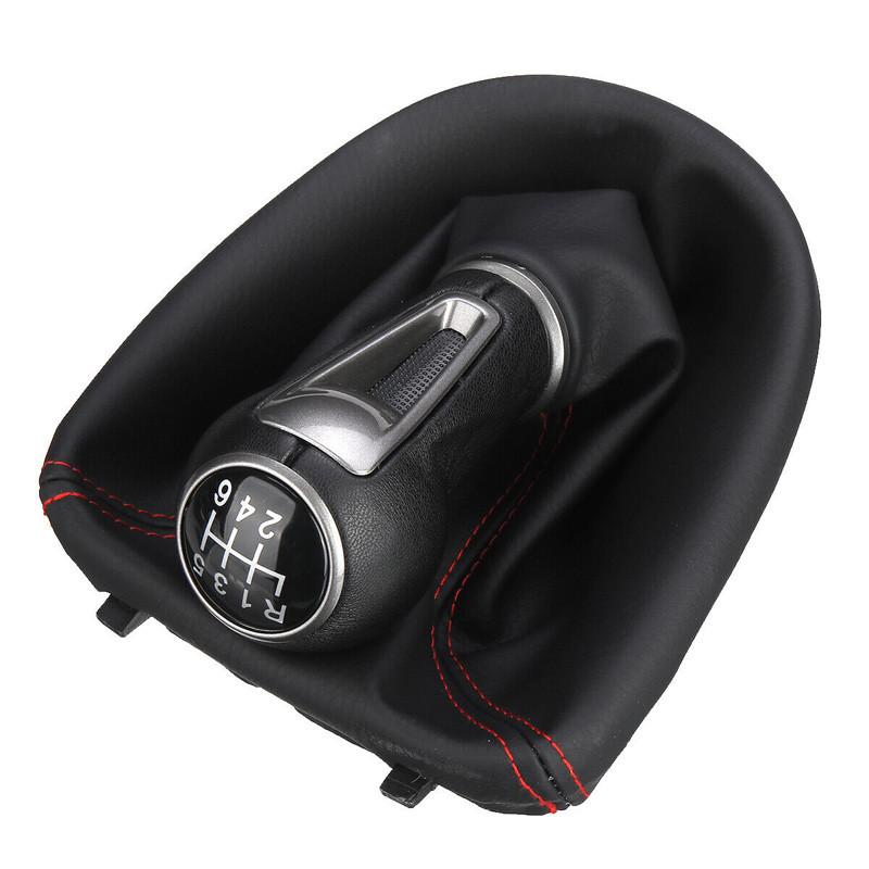 Для Seat Leon II 2005-2012/Seat Toledo III 2004-2009 автомобилей 5/6 скоростной автомобильный рычаг переключения передач ручка с кожаным чехлом