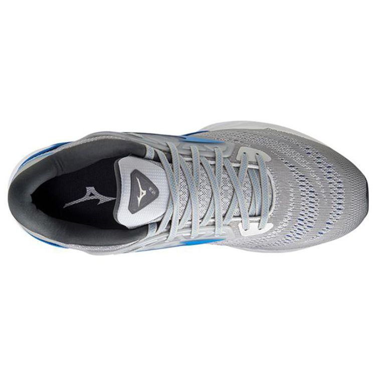 Mizuno Wave Creation 23 Carbon Plate Non-Slip Shock Absorption Low-Top Running Shoes Men Sneakers Silver Gray Blue J1GC220141