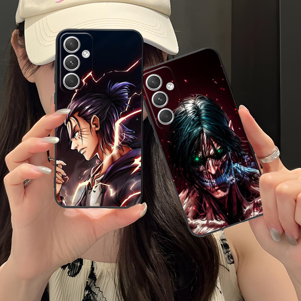 Чехол для мобильного телефона AOT Эрен для Samsung Galaxy S25 S24 S23 S22 S21 S20 Note20 Plus FE Ultra Цветной Защитный Роскошный Чехол