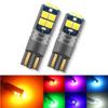 For 2pcs W5W T10 LED Bulbs Canbus For Car Parking Lights Interior Light 3030 Chips Turn Signal License Plate Light Clearance Lights