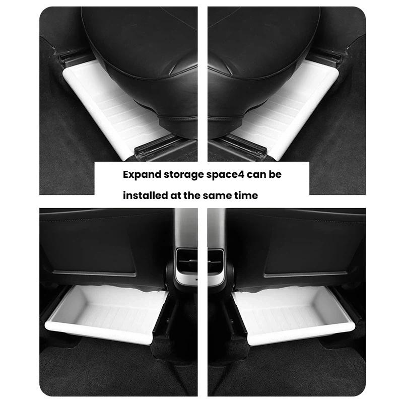 For Tesla Seat Storage Box Model Y/3 Original TPE Storage Box Storage Box