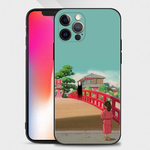 Чехол для телефона для Iphone 14 13 12 11 Pro Max Mini Xs Max Xr X 7 8 Plus 6s, мягкий силиконовый чехол Fundas, аниме «Унесенные призраками»