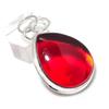Подвеска из натурального мозамбикского граната из стерлингового серебра 925 пробы 1,85 дюйма C6k95