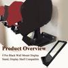 Wall Mount Display Stand for LEGO Helmets Plastic Hanging Showcase Rack Easy-installation Helmet Display Shelf