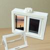 Yousheng Rotating Photo Frame Page-Turning 12-Card Holder Picture Frame 360-Degree Rotate And Turn Pages Photo Holder for Desktop Vertical Display