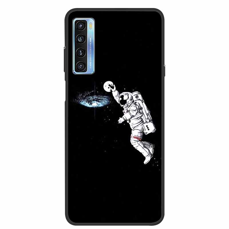 For TCL 20L Case Cute Painted Soft Silicone Back Cover for TCL 20L+ Plus T775H Phone Cases TPU Bumper For TCL 20S 20 L T774H