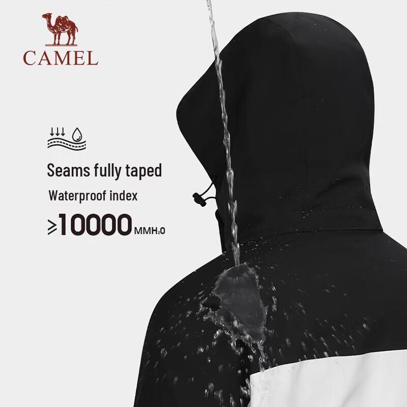 Camel Унисекс водонепроницаемая походная куртка 3-в-1, защищающая от непогоды