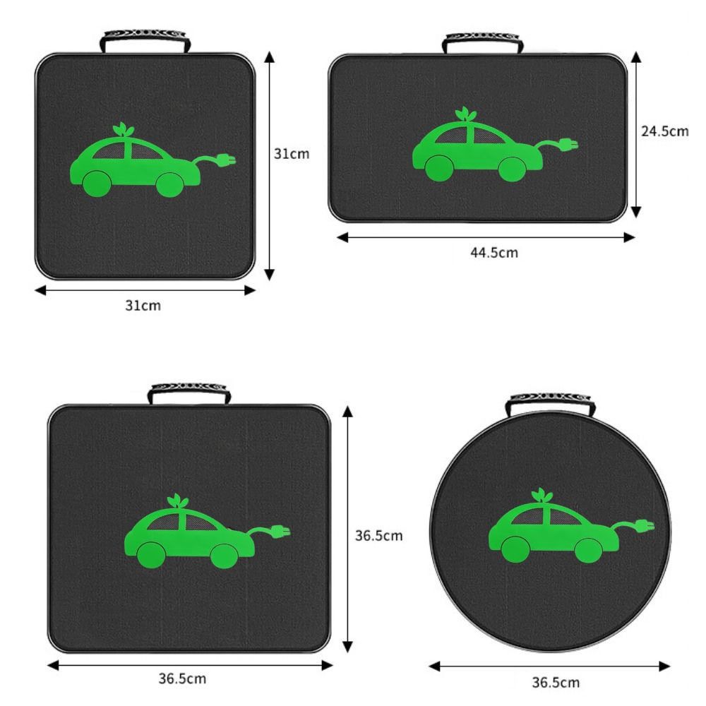 Antiflaming EV Car Battery Jumper Cable Bag High-capacity Charging Cable Storage Bag Camp Out