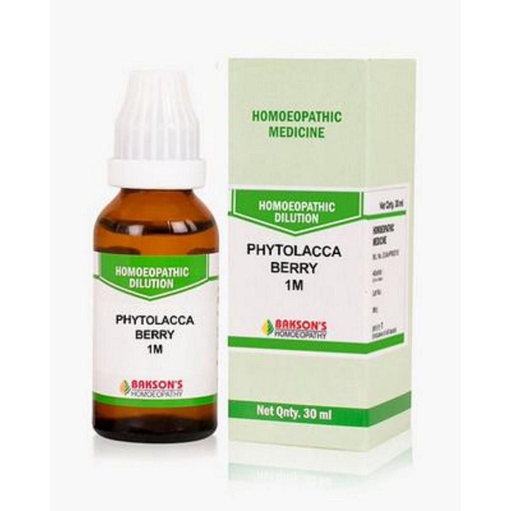 @ Bakson's Phytolacca Berry 1M homoepathic Medicine 30 ml O036 UKR1061_60%OFF