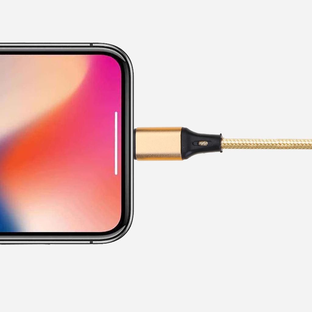 Многофункциональный зарядный кабель Многопортовый USB-кабель для зарядки Нейлоновая оплетка Кабель 3 в 1 с разъемами Type C MicroUSB