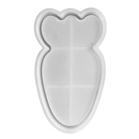 Силиконовая форма для пасхального кролика для самостоятельного изготовления свечей, литье из смолы, легко снимаемая форма для полимерной глины, гибкая форма для свечей в виде кролика