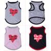 Lovely Puppy Cat Dog Sleeveless Vest Summer Pet Clothes for Small Dogs Chihuahua Maltese Pomeranian mascotas Clothing Outfit