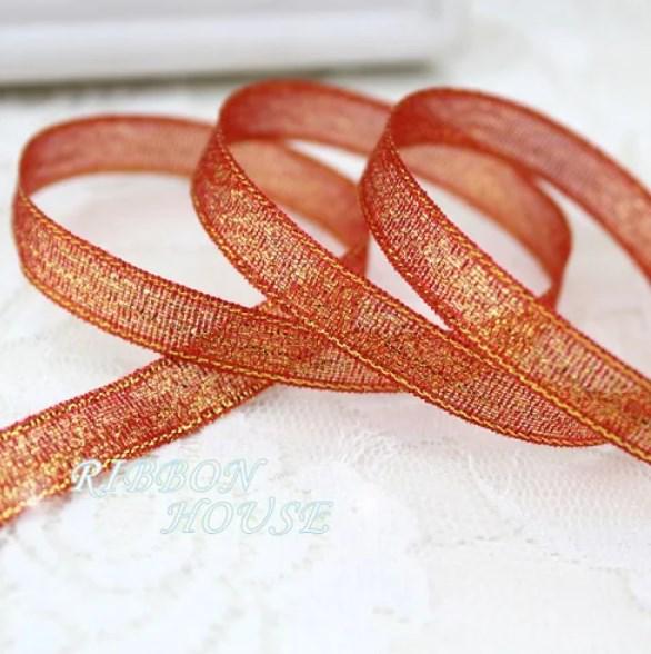 Цветная 1 см лента для подарка в виде цветка лука бант для рождественского украшения