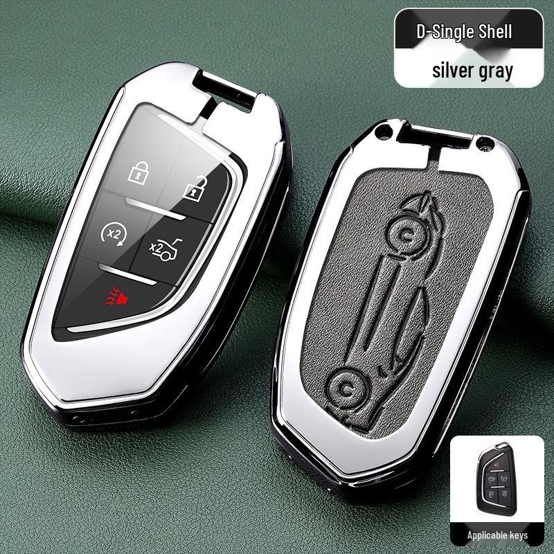 Премиальный металлический чехол для ключа Cadillac XT5, CT5, XT4, XT6, CT6, XTS, ATSL, CT4