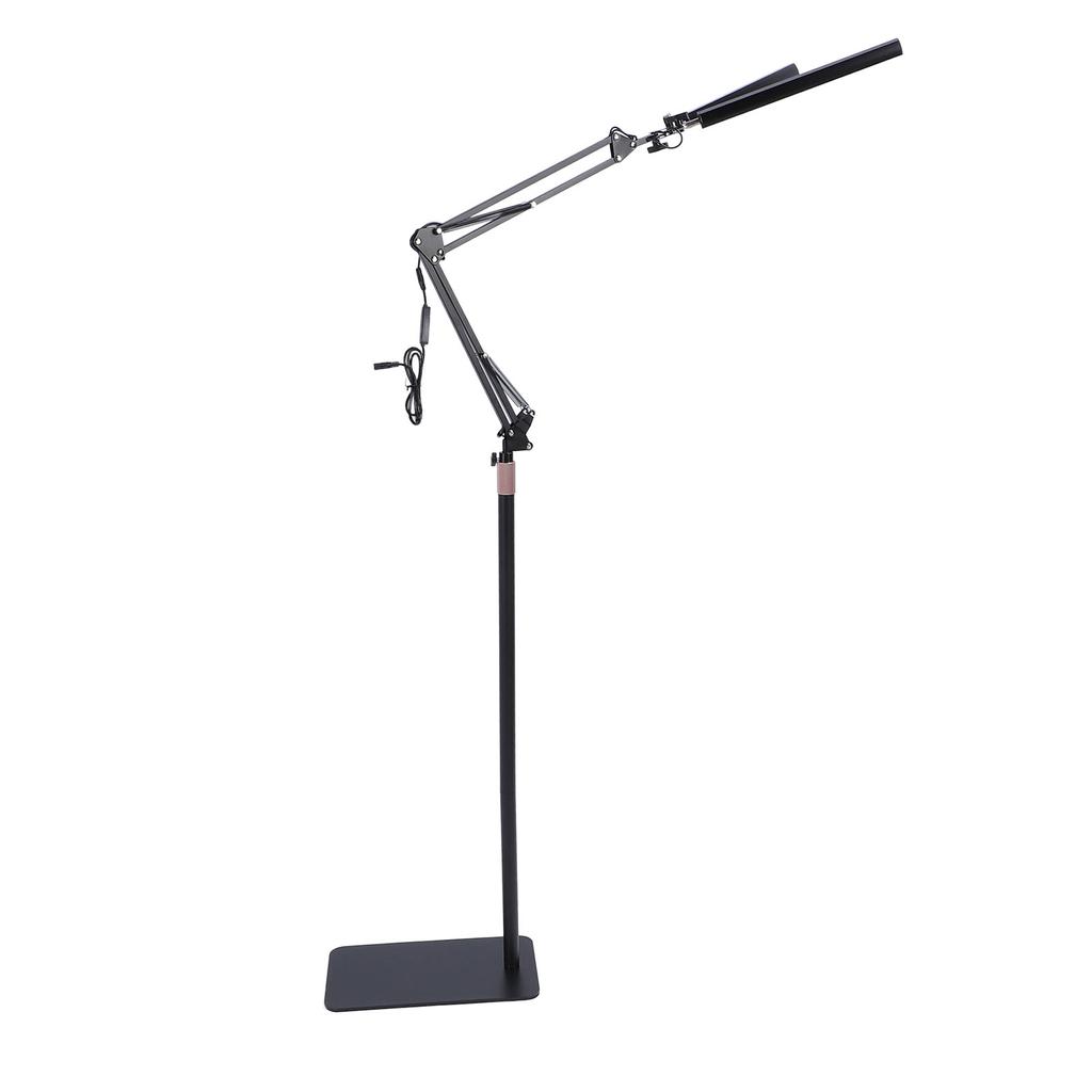 Double Head LED Floor Lamp Esthetician Light 3 Color Temperature Adjustable Brightness Eye Care