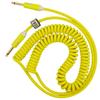 Aestivate Guitar Coiled Cable, Bass Shielded Curl Cord, 6.35mm, 10 Feet3m (Yellow)