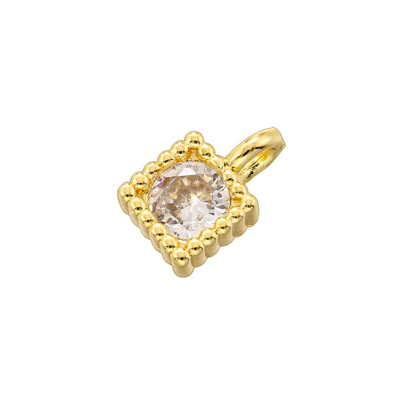 5pcs/lot ,Brass Cubic Zirconia Pendant for Jewelry making, Heart-shaped Women's Accessories, VD1457-VD1459