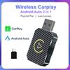 2 в 1 беспроводной адаптер CarPlay и беспроводной адаптер Android Mini Auto, беспроводной адаптер Carplay 5 ГГц WiFi Type-C/USB Plug & Play