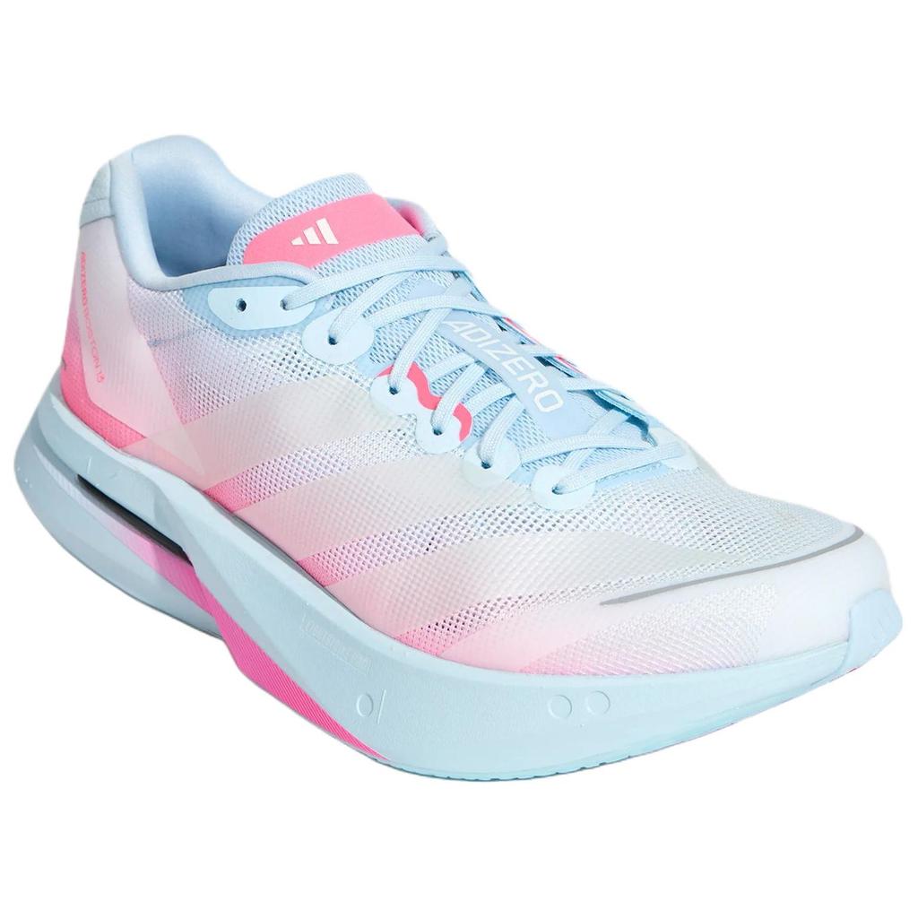 Унисекс кроссовки Adidas Adizero Boston 13 Беговые кроссовки Унисекс Снежный кристалл синий/Белый металл/Ярко-розовый