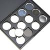 Makeup Tray Long Lifespan Lightweight Plastic Magnetic Eye Shadow Box Palette for Travel