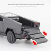 1/32 Грузовик Tesla Cyber Игрушечный Пикап Грузовик из Сплава Модель Автомобиля Литьевой Металл Внедорожники Модель Автомобиля Звук Свет Автомобиль Детские Подарки